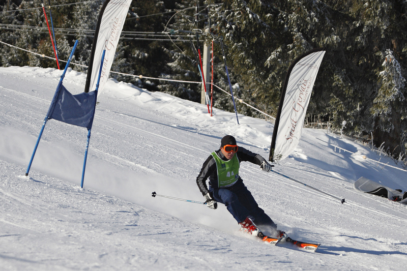 Slaloms, boardercross